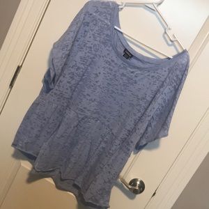 Purple/Grey Burnout Tee-Torrid